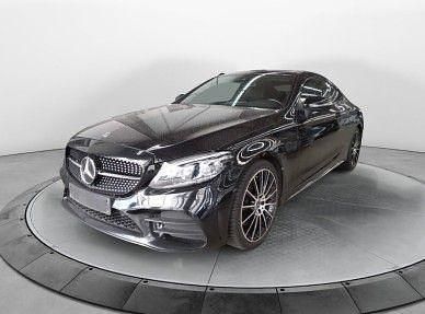Schwarz Gebraucht 2020 Mercedes C300 AMG line Coupé | 26.799 € (Superpreis) - Bild 1/4