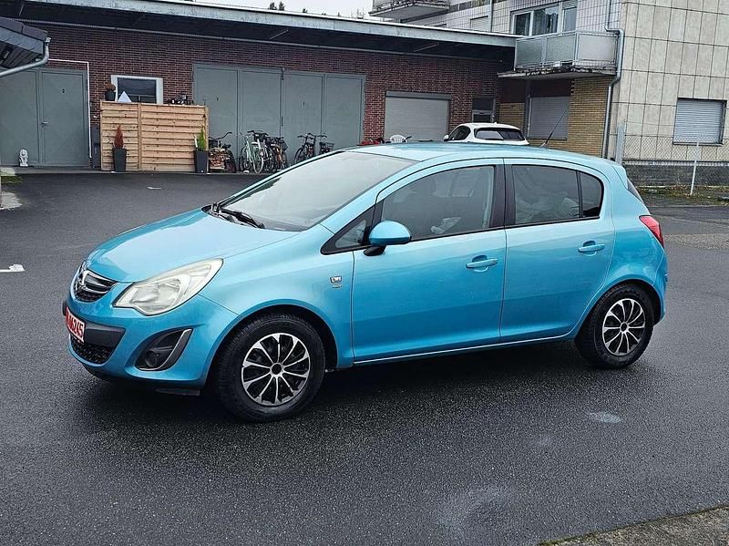 Aquamarin/oriental blue Gebraucht 2011 Opel Corsa Kleinwagen | 6.000 € - Bild 1/4