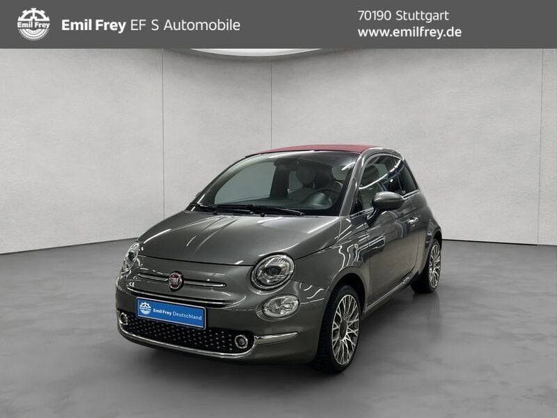 Business grau metallic Gebraucht 2021 Fiat 500C Star Cabrio | 12.890 € (Fairer Preis) - Bild 1/4