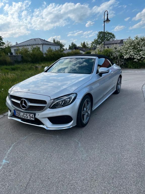 Silber Gebraucht 2017 Mercedes C180 Edition 1 Cabrio | 25.000 € (Fairer Preis) - Bild 1/4