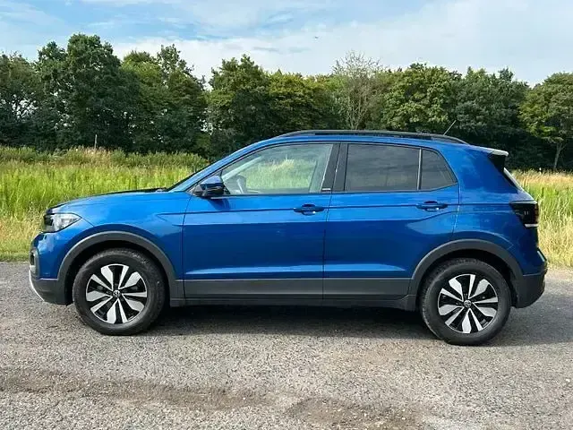 Gebraucht VW T-Cross Move 95 PS (69 kW) 2023 Blau SUV
