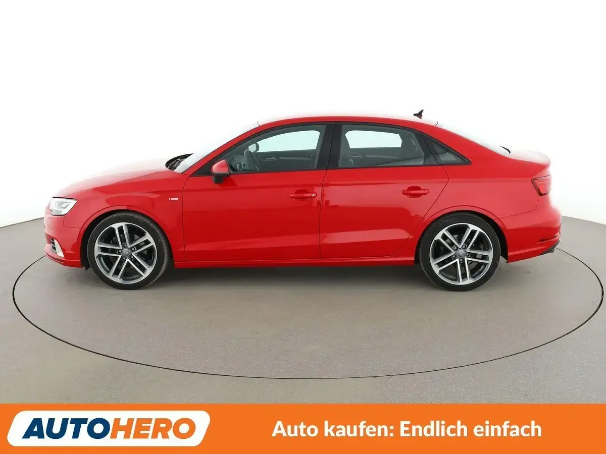 Używany Audi A3 Sport 150 KM (110 kW) 2019 Czerwony Sedan/Limuzyna
