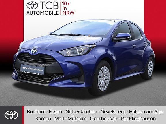 Nachtblau mica metallic Gebraucht 2022 Toyota Yaris Hybrid Business Edition Kleinwagen | 18.589 € (Fairer Preis) - Bild 1/4
