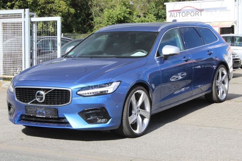 Blau Gebraucht 2017 Volvo V90 R-Design Kombi | 24.999 € (Fairer Preis) - Bild 1/4