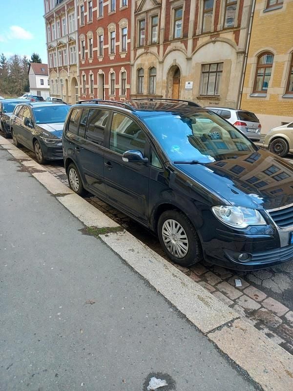 Gebraucht VW Touran 105 PS (77 kW) 2007 Schwarz Van / Kleinbus