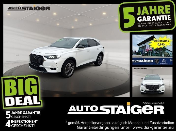 Lack weiss banquise/lackierung plat Gebraucht 2022 DS Automobiles DS7 Crossback Rivoli Plus SUV | 23.499 € (Guter Preis) - Bild 1/3