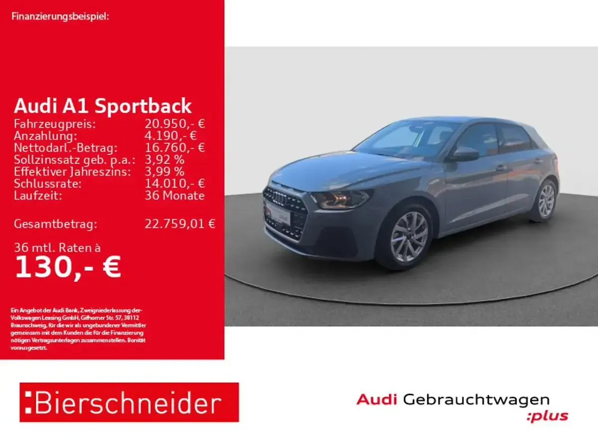 Gebraucht Audi A1 Advanced 116 PS (85 kW) 2025 Pfeilgrau perleffekt SUV