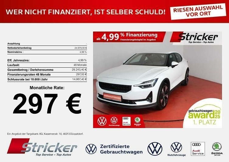 Gebraucht Polestar 2 Pilot 169 kW (231 PS) 2023 Snow Kleinwagen