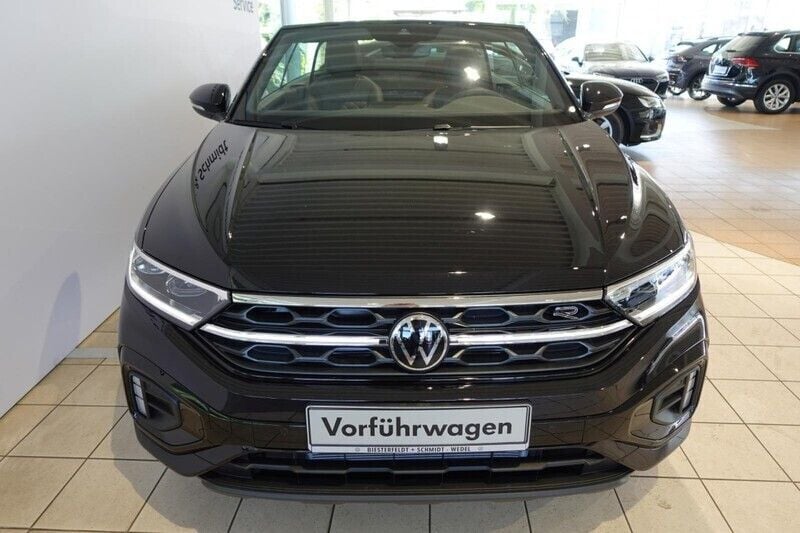 Gebraucht VW T-Roc Cabriolet R-line 150 PS (110 kW) 2024 Schwarz Cabrio