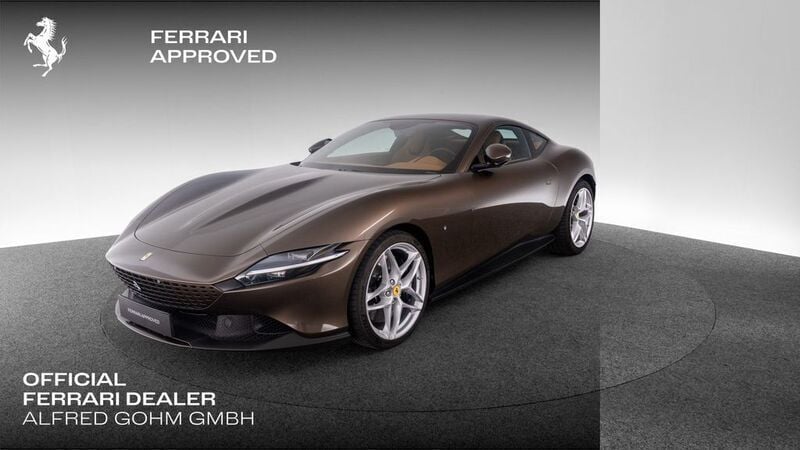 Marrone luci di bosco Gebraucht 2021 Ferrari Roma Coupé | 209.900 € (Fairer Preis) - Bild 1/4