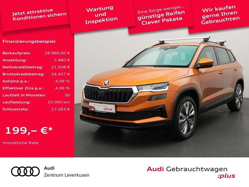 Orange Gebraucht 2024 Skoda Karoq Style SUV | 28.988 € (Superpreis) - Bild 1/4
