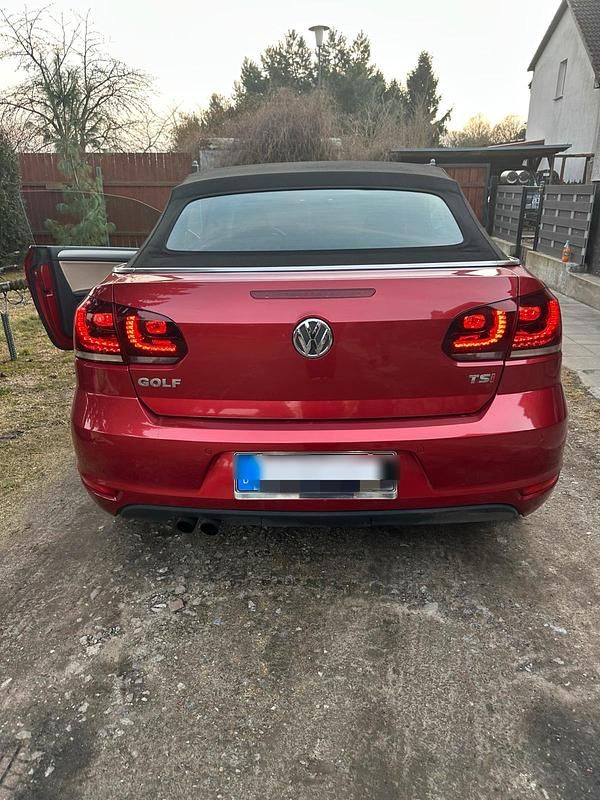 Gebraucht VW Golf Cabriolet 122 PS (89 kW) 2012 Rot Cabrio