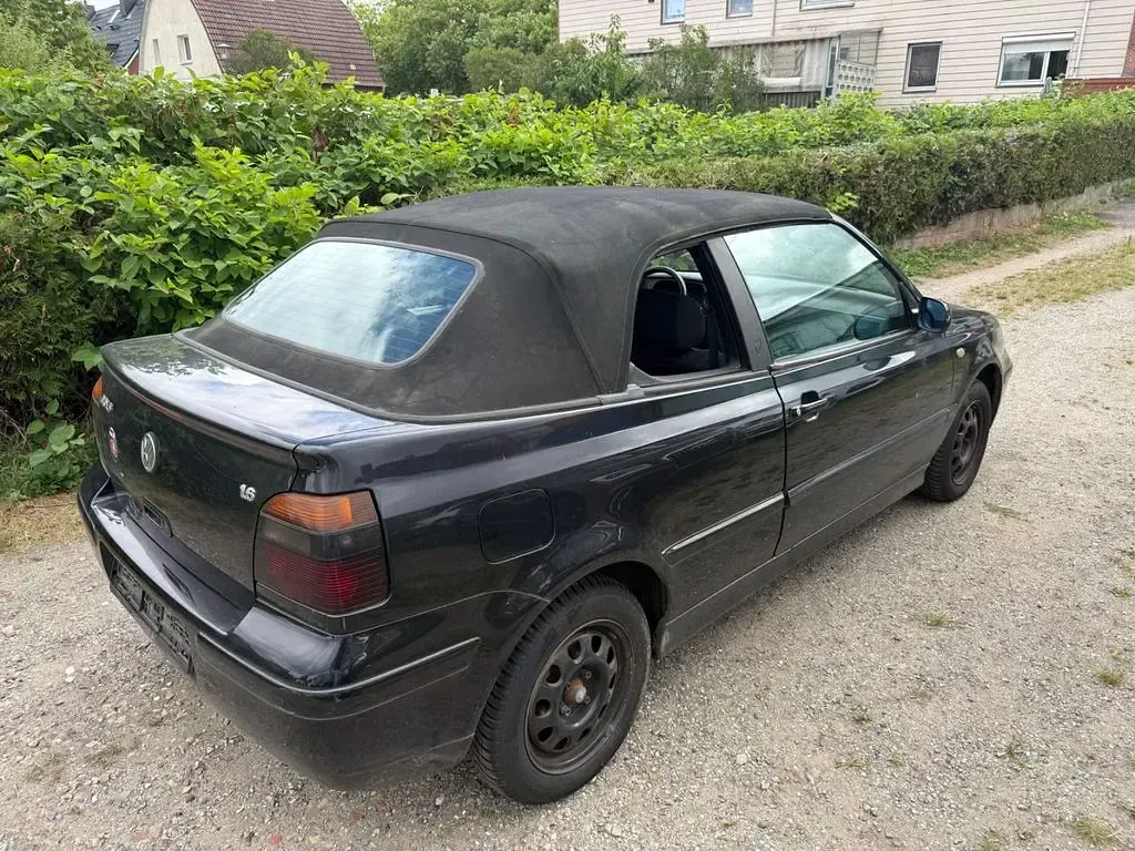 Gebraucht VW Golf Cabriolet 101 PS (74 kW) 2000 Schwarz Cabrio