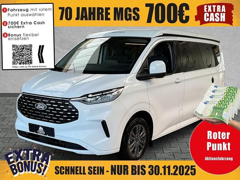 Frozen white Neu 2025 Ford Tourneo Custom Nugget Van | 63.990 € (Fairer Preis) - Bild 1/4