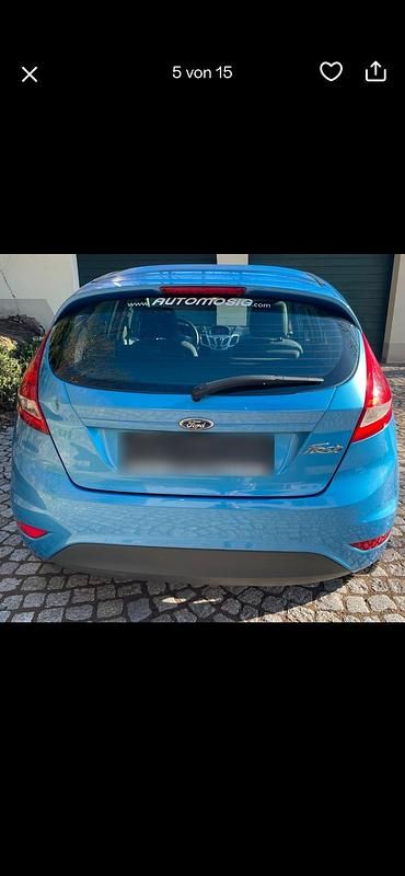 Gebraucht Ford Fiesta 82 PS (60 kW) 2012 Blau Kleinwagen
