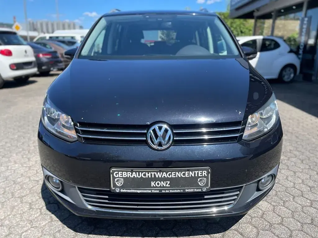 Gebraucht VW Touran Highline 105 PS (77 kW) 2012 Schwarz Van / Kleinbus