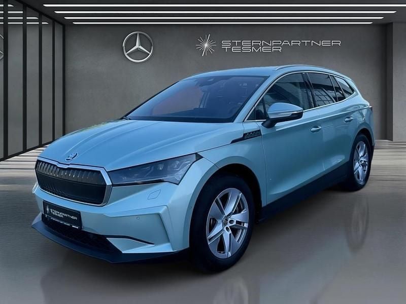 Arctic silber metallic Gebraucht 2022 Skoda Enyaq iV SUV | 25.990 € (Superpreis) - Bild 1/3