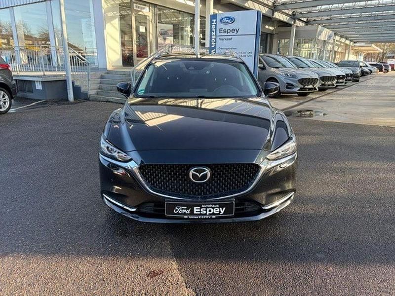 Gebraucht Mazda 6 Exclusive-Line 145 PS (106 kW) 2019 Jet black (metallic) Kombi