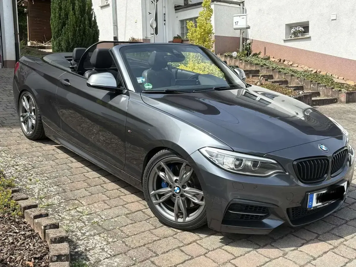 Brugt BMW M235 326 HK (239 kW) 2015 Grå Cabriolet