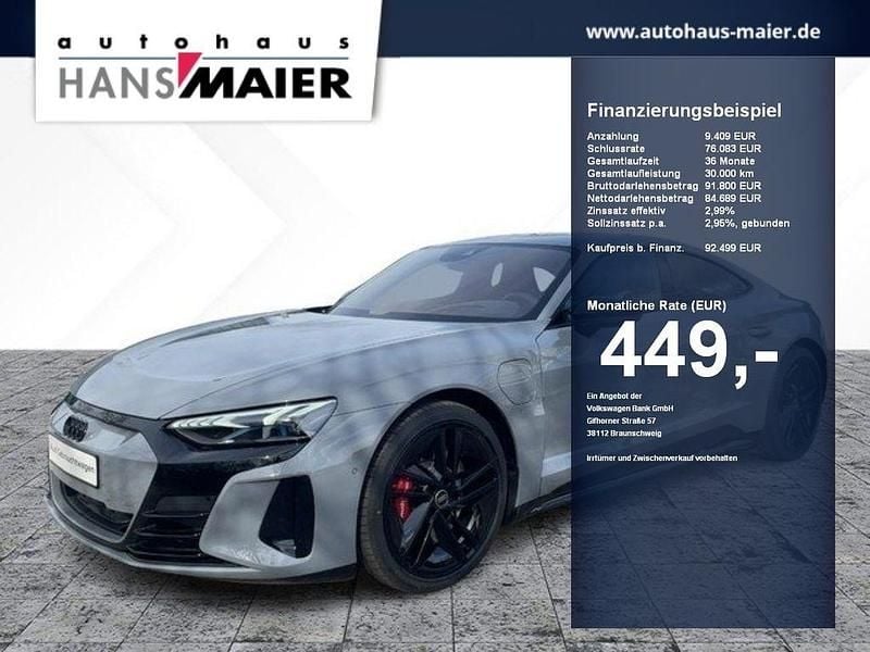 Individuallackierungen audi ex Gebraucht 2024 Audi e-tron GT quattro Ambiente Limousine | 92.499 € (Teuer) - Bild 1/4