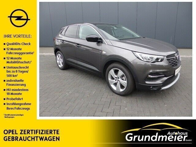 Grau metallic Gebraucht 2020 Opel Grandland X SUV | 27.750 € - Bild 1/4