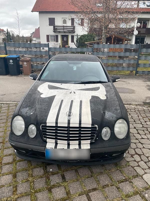 Gebraucht Mercedes CLK200 163 PS (119 kW) 2002 Schwarz Coupé