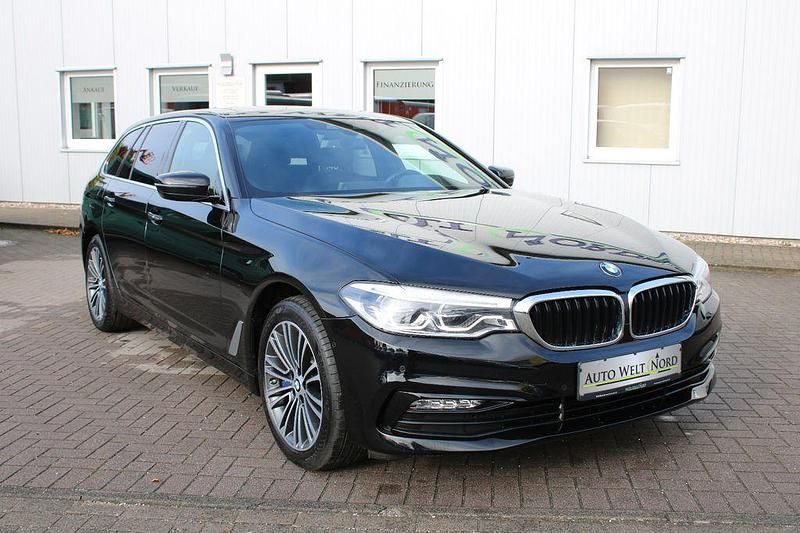 Schwarz Gebraucht 2017 BMW 540 Sport Line Kombi | 19.980 € (Superpreis) - Bild 1/4