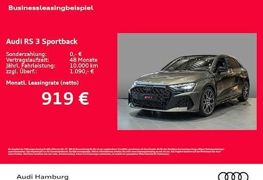 Neu Audi RS3 Ambiente 400 PS (294 kW) 2025 Grün Limousine