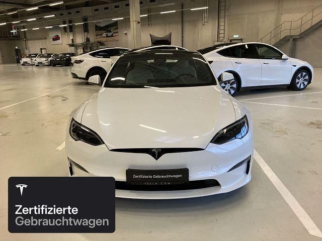 Gebraucht Tesla Model S Long Range AWD 492 kW (669 PS) 2024 Weiß Kleinwagen