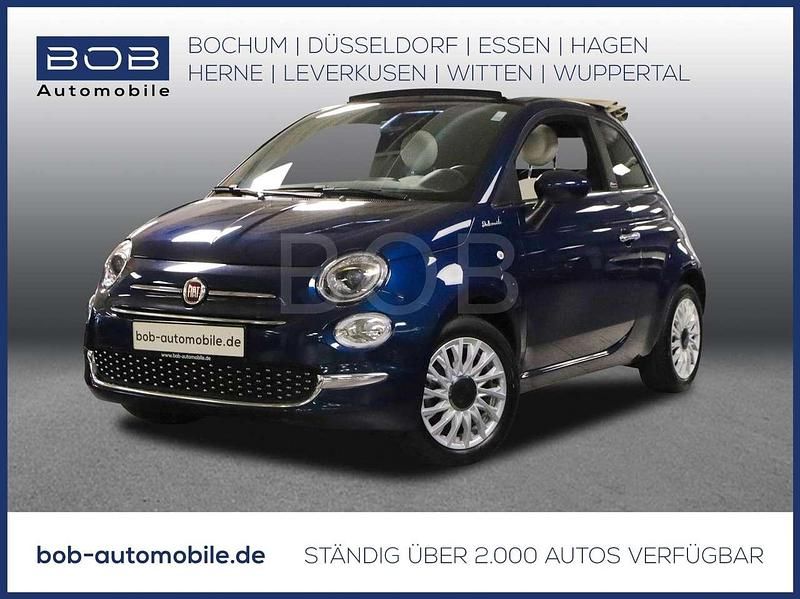 Blau Gebraucht 2022 Fiat 500C Dolcevita Cabrio | 12.890 € (Fairer Preis) - Bild 1/3