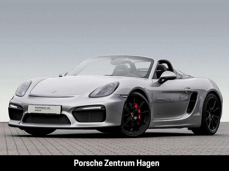 Silber Gebraucht 2016 Porsche Boxster Spyder Cabrio | 103.900 € (Teuer) - Bild 1/4