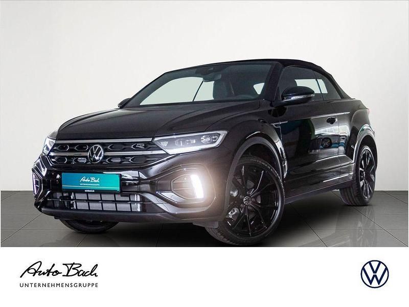 Schwarz (deep black perleffekt schwarz) Neu 2025 VW T-Roc Cabriolet R-line Cabrio | 50.115 € (Teuer) - Bild 1/4