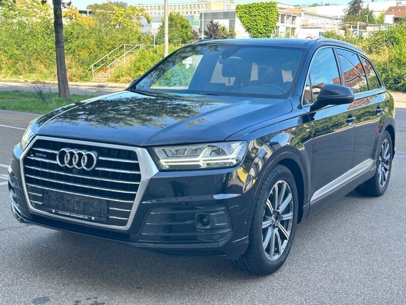 Schwarz Gebraucht 2016 Audi Q7 S-Line SUV | 32.499 € (Teuer) - Bild 1/4