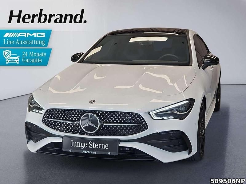 Unilack polarweiß Gebraucht 2024 Mercedes CLA200 AMG Coupé | 37.490 € (Fairer Preis) - Bild 1/4
