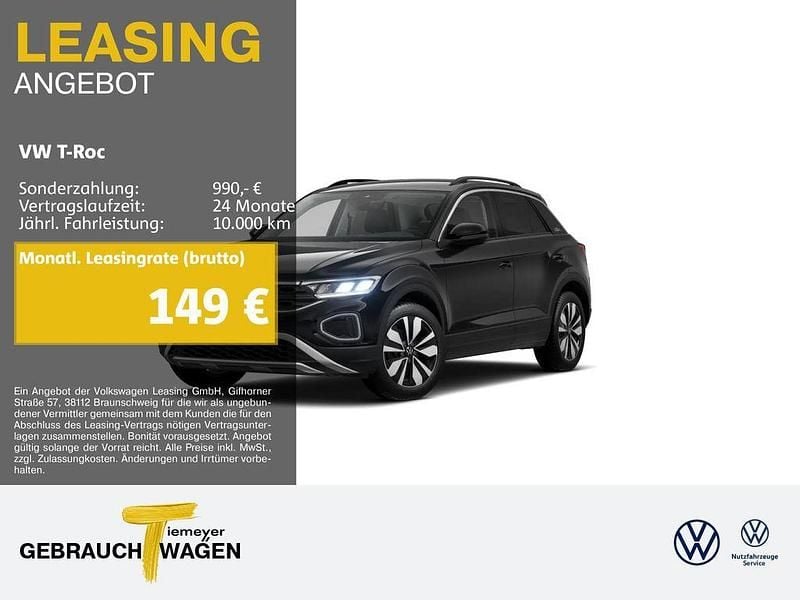 Gebraucht VW T-Roc Goal 116 PS (85 kW) 2025 Schwarz SUV