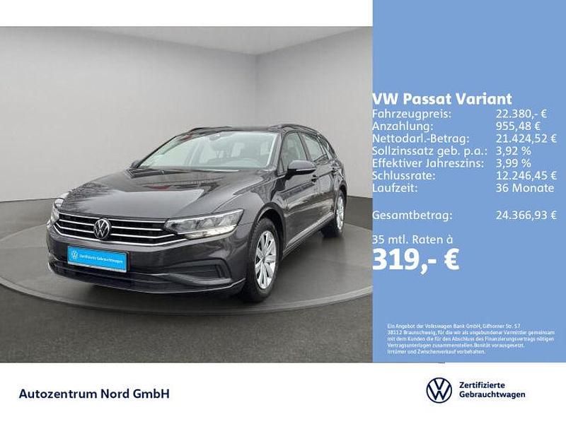 Gebraucht VW Passat Conceptline 150 PS (110 kW) 2022 Mangangrau metallic Kombi