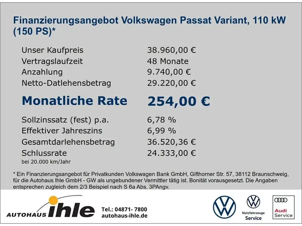 Gebraucht VW Passat Style 150 PS (110 kW) 2025 Rot Kombi