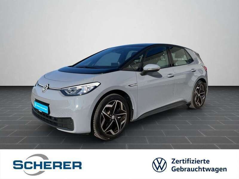 Mondsteingrau schwarz Gebraucht 2022 VW ID.3 Pro Kleinwagen | 21.991 € (Fairer Preis) - Bild 1/4