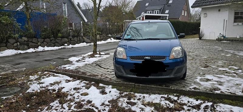 Gebraucht Ford Fiesta 69 PS (50 kW) 2007 Blau Kleinwagen