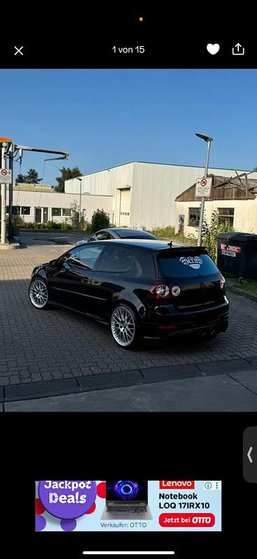 Schwarz Gebraucht 2005 VW Golf V GTI Kleinwagen | 5.900 € - Bild 1/4