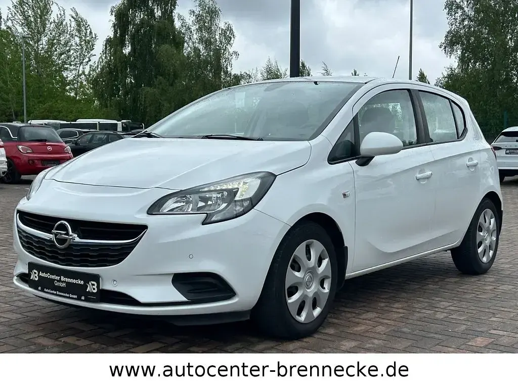 Gebraucht Opel Corsa Edition 69 PS (50 kW) 2018 Schneeweiss/olympic/summit whi Kleinwagen