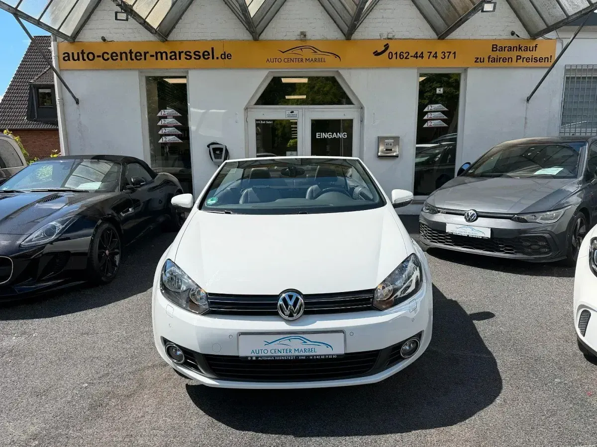 Gebraucht VW Golf Cabriolet Sport 105 PS (77 kW) 2013 Weiß Cabrio