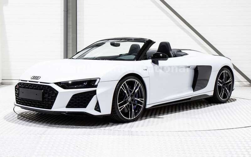 Matteffektlackierung suzaka Neu 2024 Audi R8 Spyder Performance Cabrio | 227.000 € - Bild 1/4