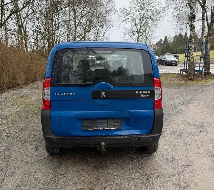 Gebraucht Peugeot Partner Tepee 75 PS (55 kW) 2010 Blau Van / Kleinbus
