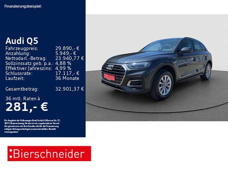 Grau Gebraucht 2022 Audi Q5 Business SUV | 29.890 € (Guter Preis) - Bild 1/3