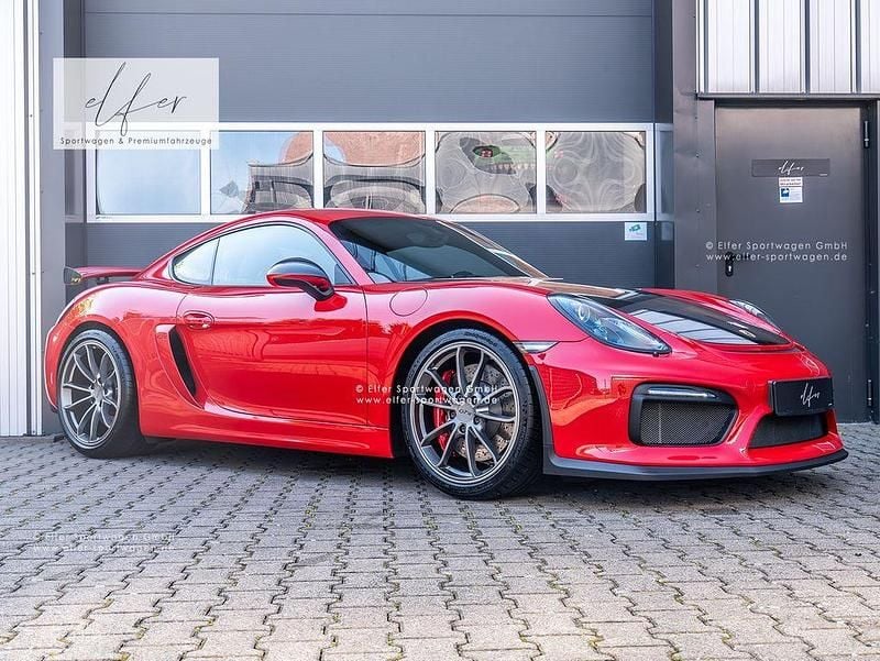 Rot Gebraucht 2016 Porsche Cayman GT4 Coupé | 89.990 € (Superpreis) - Bild 1/4