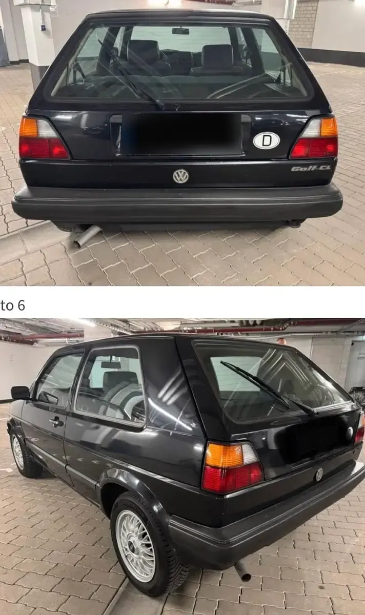 Brugt VW Golf II 75 HK (55 kW) 1991 Sort Hatchback