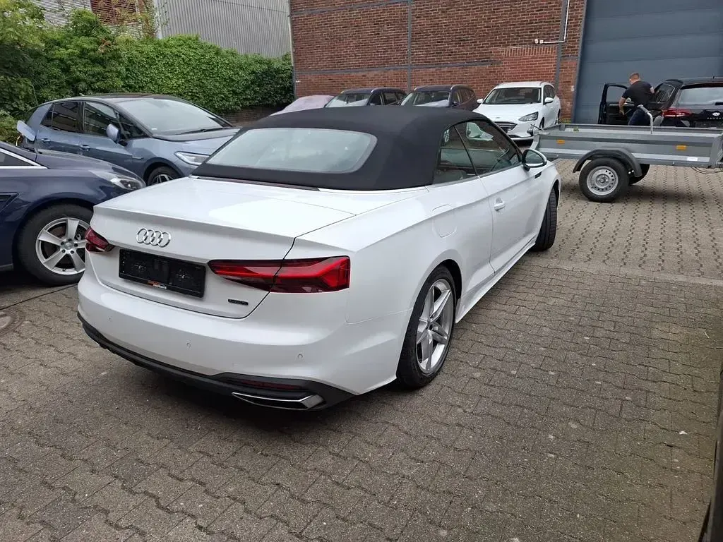 Gebraucht Audi A5 Cabriolet S-Line 265 PS (194 kW) 2023 Weiß Cabrio