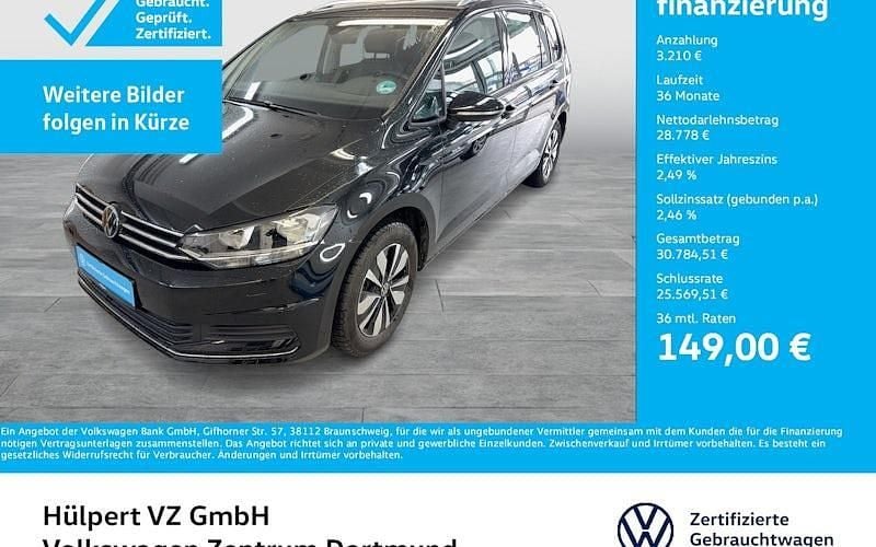 Gebraucht VW Touran Goal 150 PS (110 kW) 2025 Schwarz Van / Kleinbus