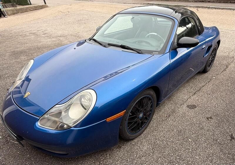 Blau Gebraucht 2001 Porsche Boxster Cabrio | 12.900 € (Guter Preis) - Bild 1/4